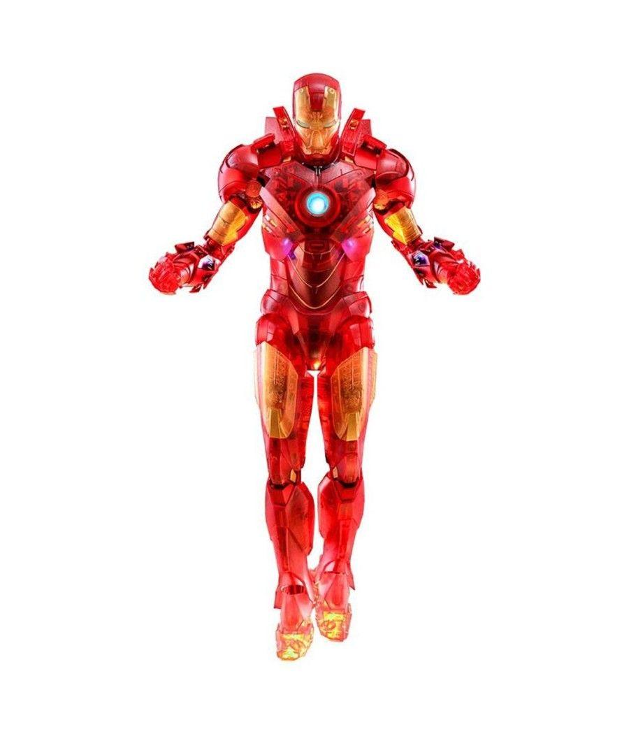Figura hot toys marvel avengers vengadores iron man 2 mm 1 - 6 iron man mark iv version holografica 2020 toy fair exclusivo 30 c