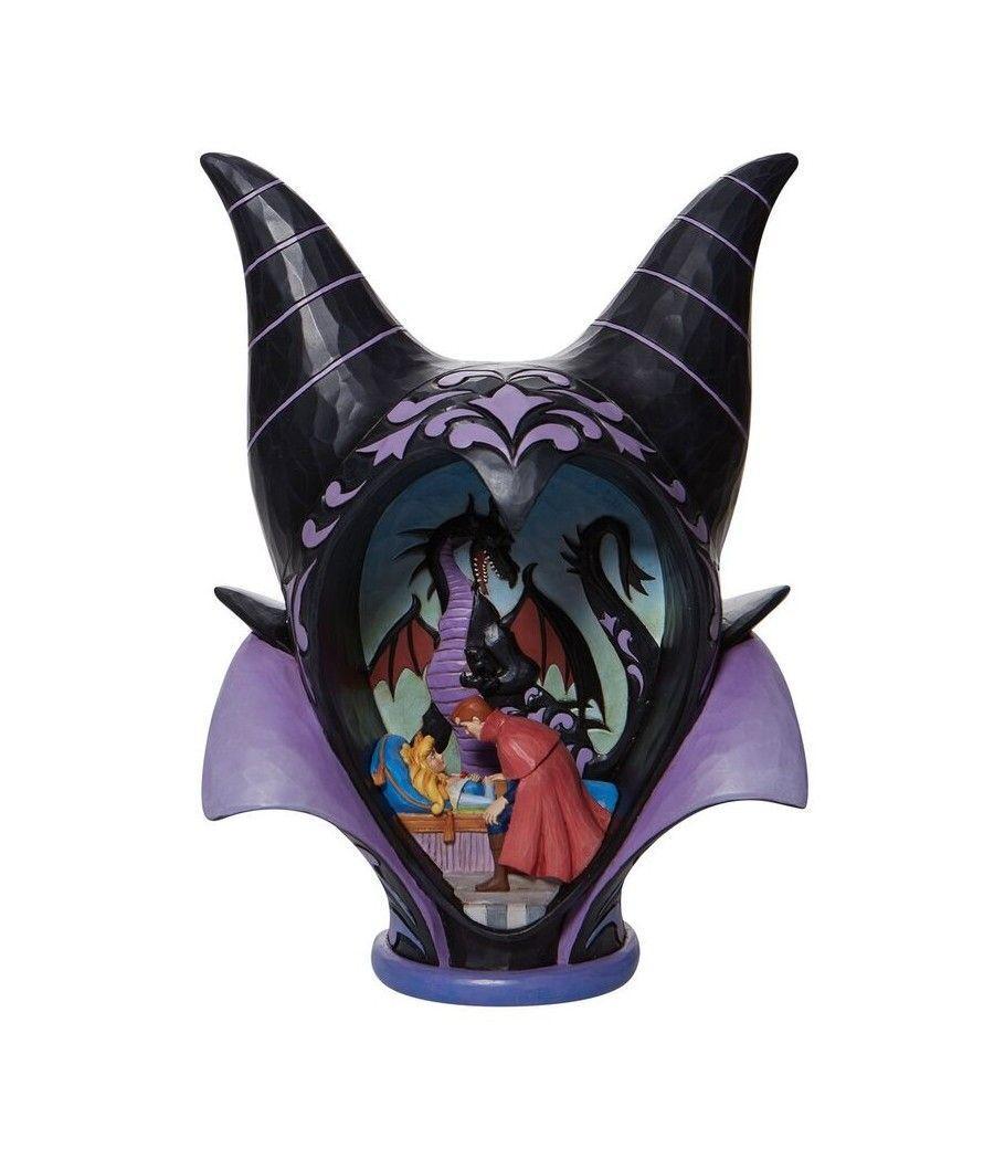 Figura enesco disney diorama la bella durmiente malefica style - Imagen 1