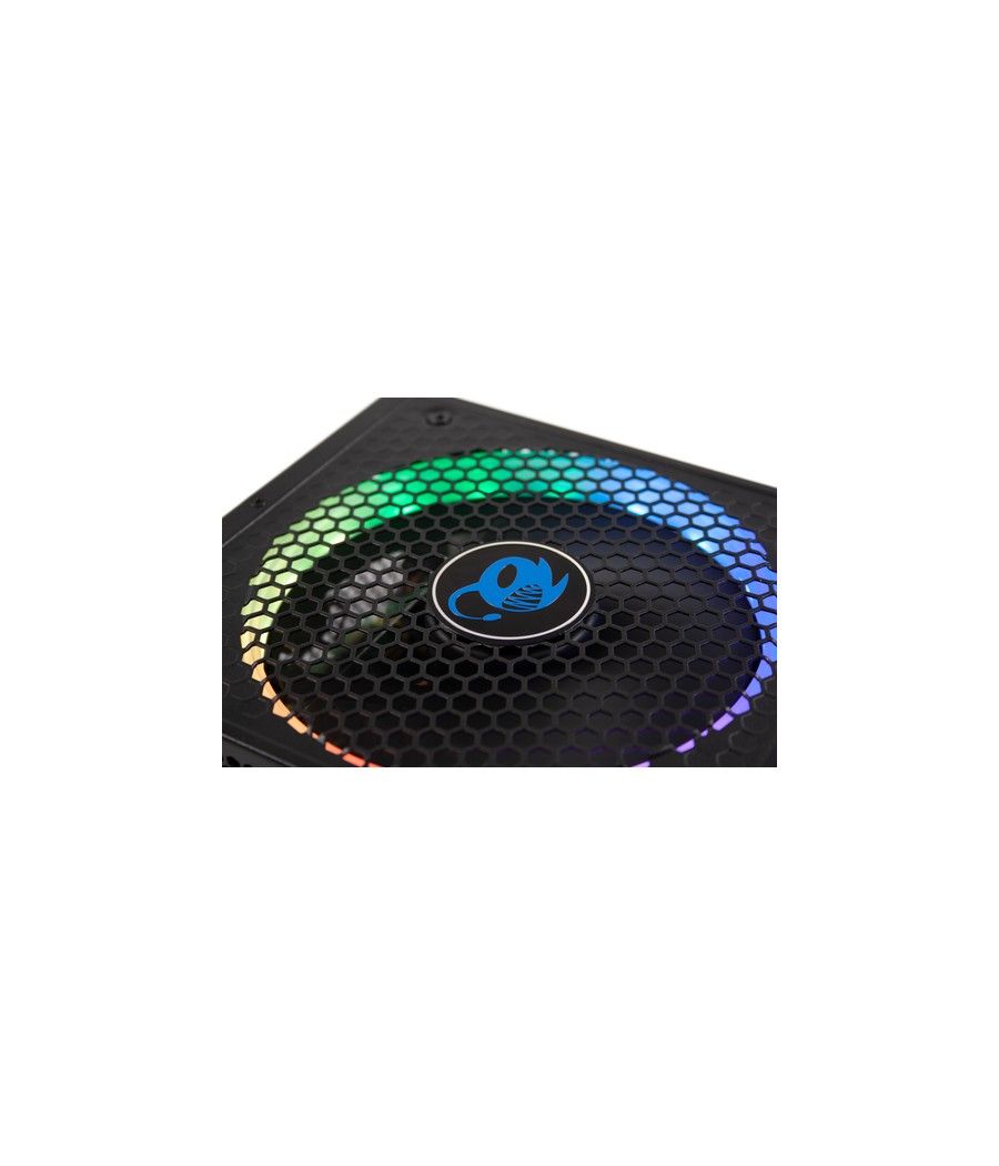 CoolBox RGB-850 Rainbow unidad de fuente de alimentación 850 W 20+4 pin ATX ATX Negro - Imagen 5