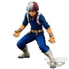 Figura banpresto my hero academia shoto todoroki wfc super master stars piece two dimensions - Imagen 1