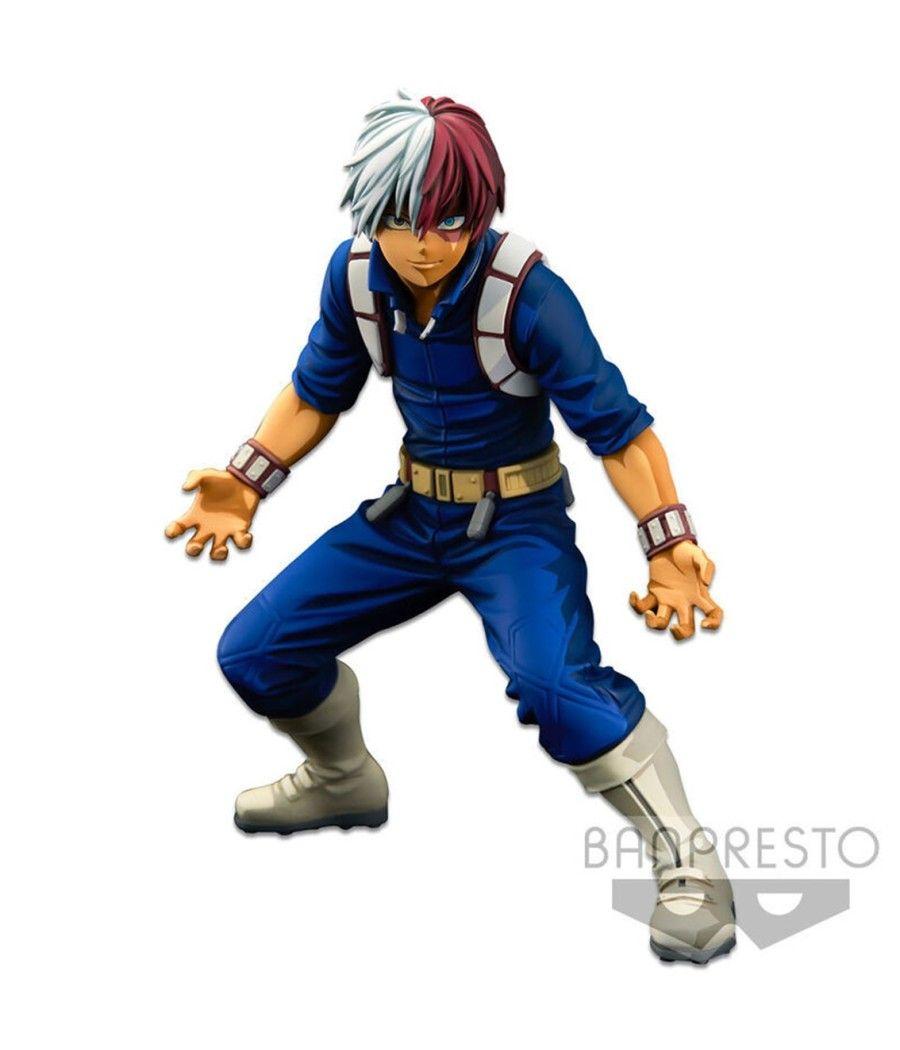 Figura banpresto my hero academia shoto todoroki wfc super master stars piece two dimensions - Imagen 1