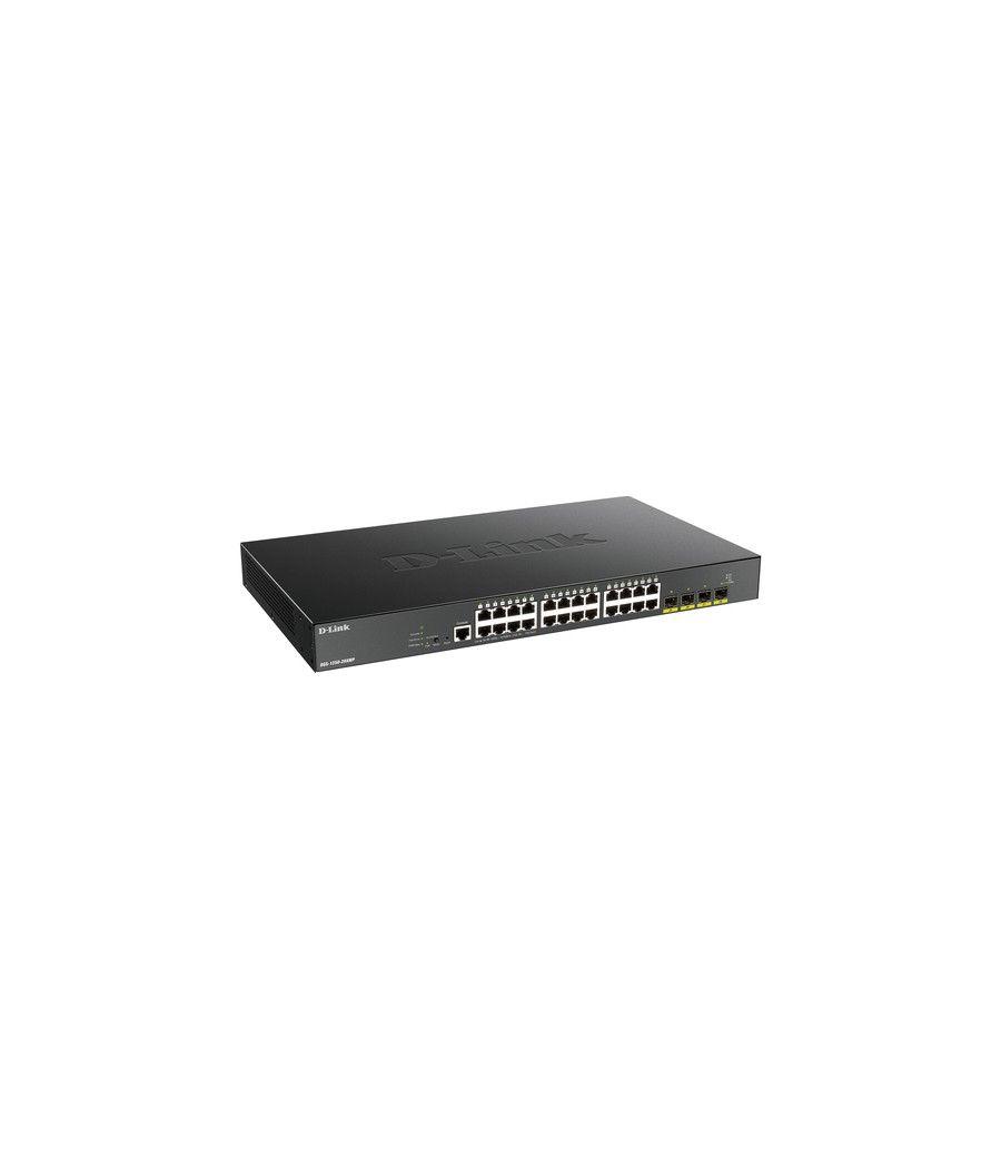 D-Link DGS-1250-28XMP switch Gestionado L3 Gigabit Ethernet (10/100/1000) Energía sobre Ethernet (PoE) Negro - Imagen 2