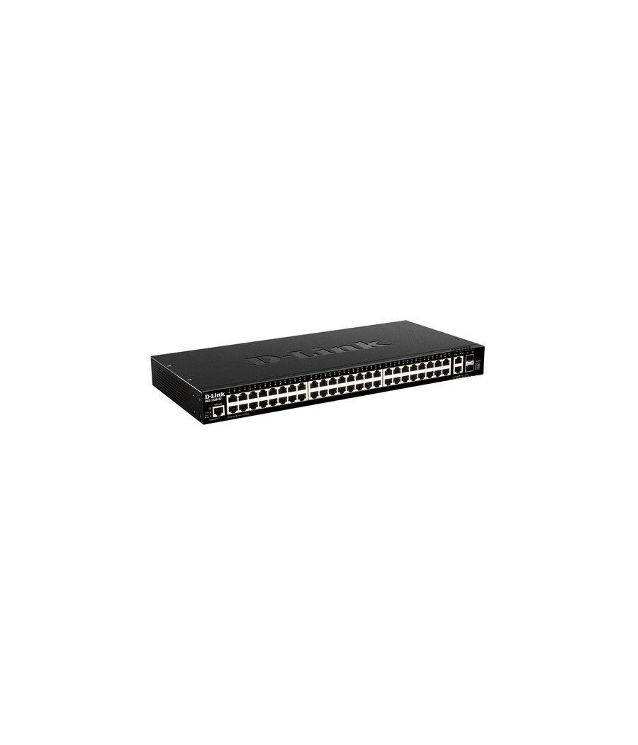 D-Link DGS-1520-52 switch Gestionado L3 10G Ethernet (100/1000/10000) 1U Negro - Imagen 1