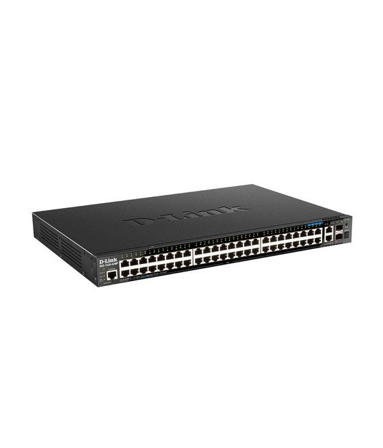 D-Link DGS-1520-52MP switch Gestionado L3 10G Ethernet (100/1000/10000) Energía sobre Ethernet (PoE) 1U Negro - Imagen 1