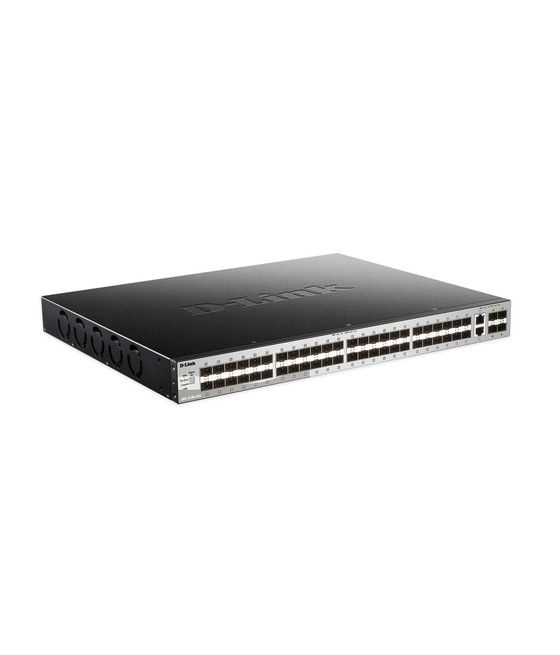 D-Link DGS-3130-54S Gestionado L3 10G Ethernet (100/1000/10000) Negro, Gris - Imagen 1