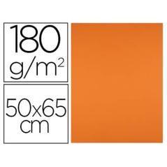 Cartulina liderpapel 50x65 cm 180g/m2 naranja paquete de 25 - Imagen 1