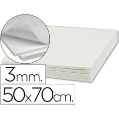 Cartón pluma liderpapel adhesivo 1 cara 50x70 cm espesor 3 mm pack 10 unidades - Imagen 1