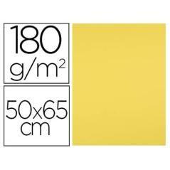 Cartulina liderpapel 50x65 cm 180g/m2 amarillo limon pack 125 unidades - Imagen 1