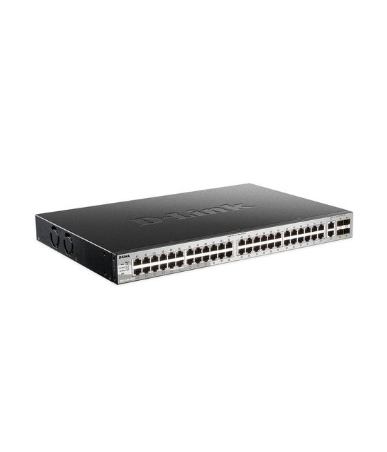D-Link DGS-3130-54TS Gestionado L3 Gigabit Ethernet (10/100/1000) Negro, Gris - Imagen 1