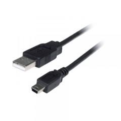 Cable usb 2.0 3go c107/ miniusb macho - usb macho/ 1.5m/ negro - Imagen 1