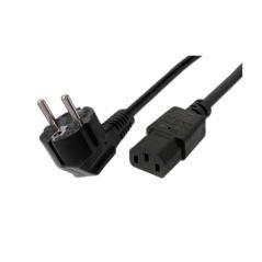 Cable alimentación 3go cpower/ schuko macho - c13 hembra/ 2m/ negro - Imagen 1