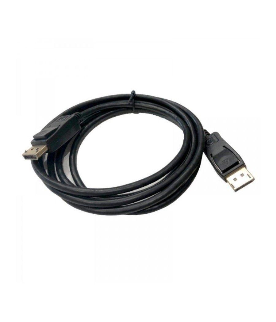 Cable displayport 3go cdpdp-2m/ dp macho - dp macho/ 2m/ negro - Imagen 1