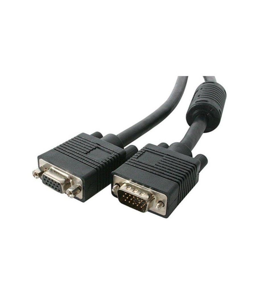 Cable svga 3go cvga10mf/ vga macho - vga hembra/ 10m/ negro - Imagen 1