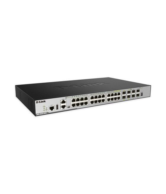 D-Link DGS-3630-28TC Gestionado L3 Gigabit Ethernet (10/100/1000) 1U Negro - Imagen 1
