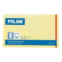Milan bloc notas adhesivas 100 hojas 127x76mm amarillo -10u- - Imagen 1