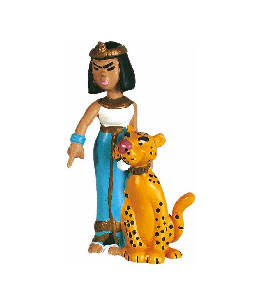 Figura plastoy asterix & obelix reina cleopatra egipto pvc - Imagen 1