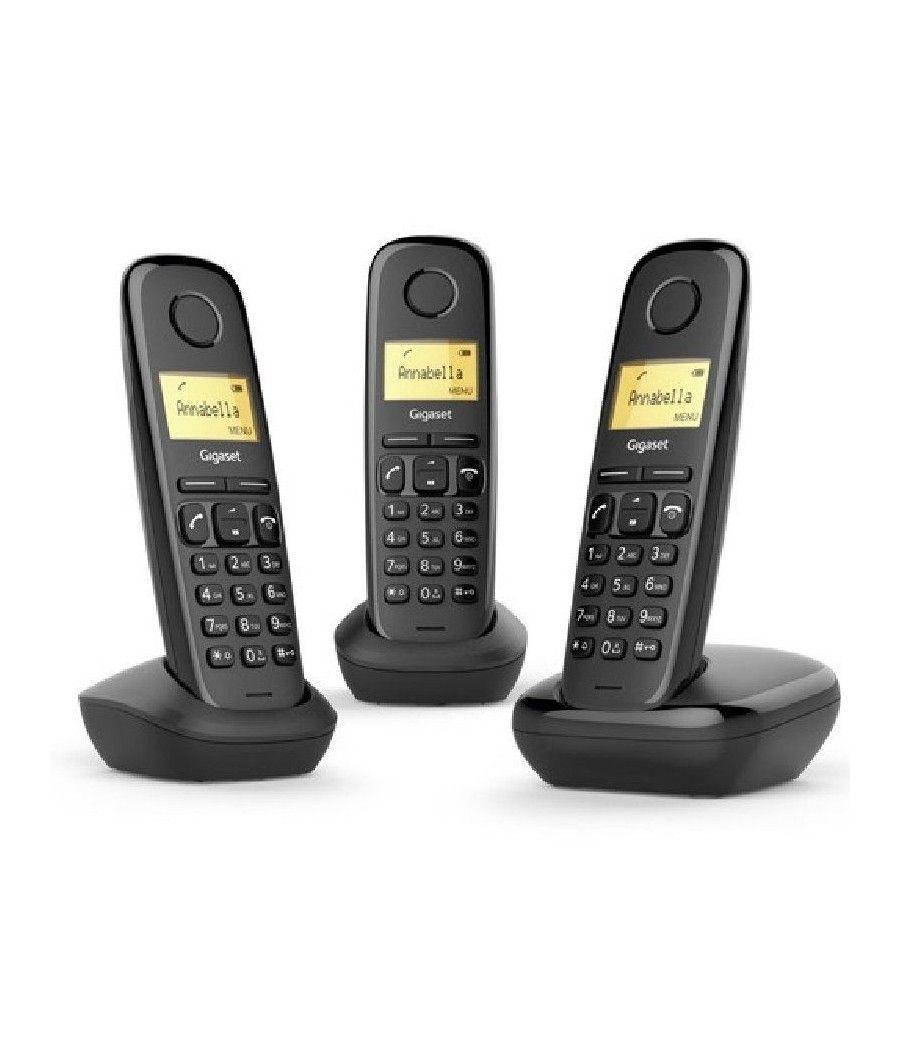 Teléfono inalámbrico gigaset a170 pack trio/ negro - Imagen 1