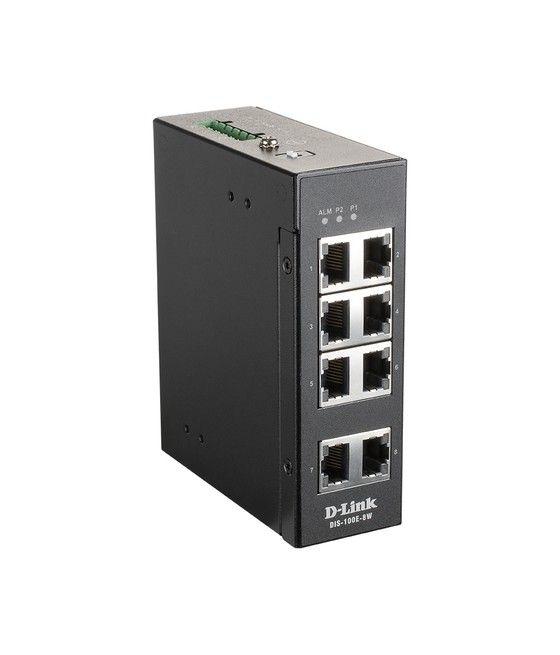 D-Link DIS-100E-8W switch No administrado L2 Fast Ethernet (10/100) Negro - Imagen 1