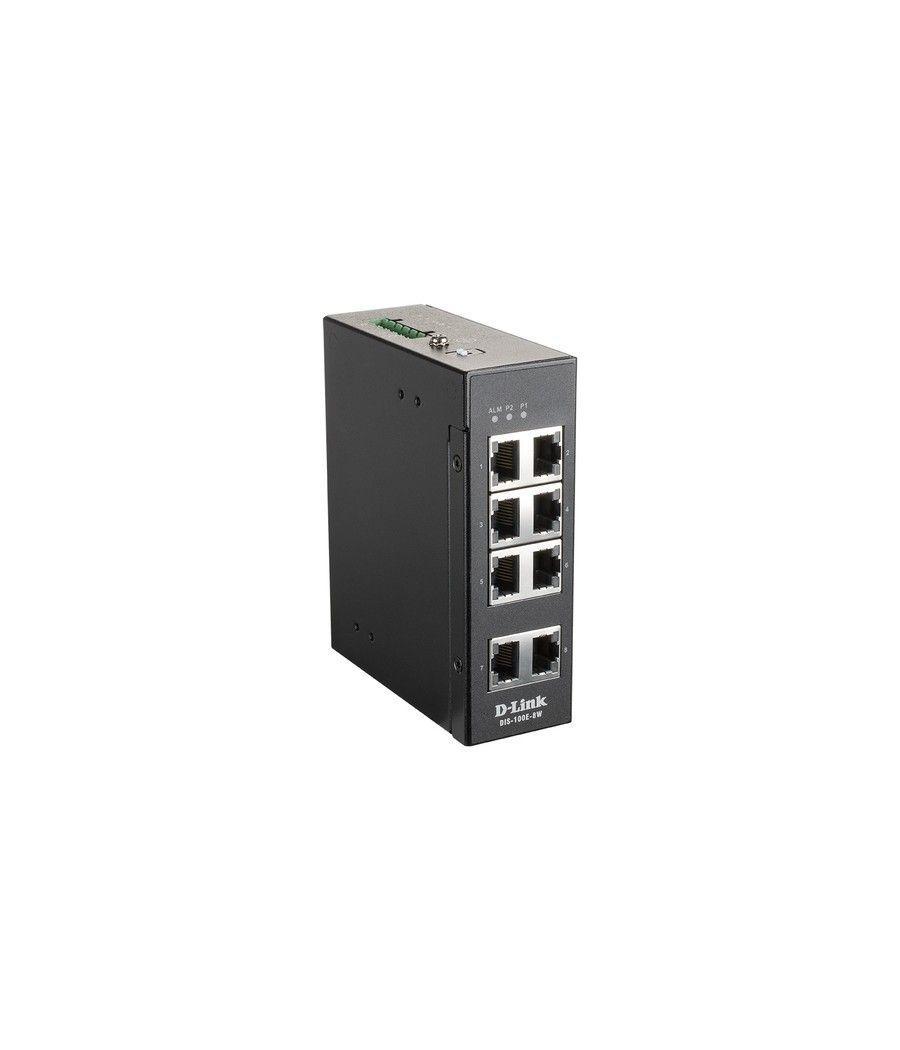 D-Link DIS-100E-8W switch No administrado L2 Fast Ethernet (10/100) Negro - Imagen 1