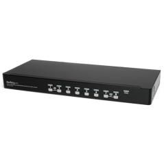 StarTech.com Conmutador Switch KVM 1U OSD y Cables 8 puertos USB A Vídeo VGA HD15 - Imagen 1