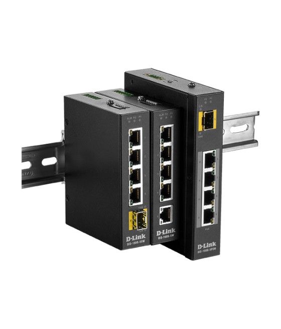 D-Link DIS‑100G‑5W No administrado L2 Gigabit Ethernet (10/100/1000) Negro