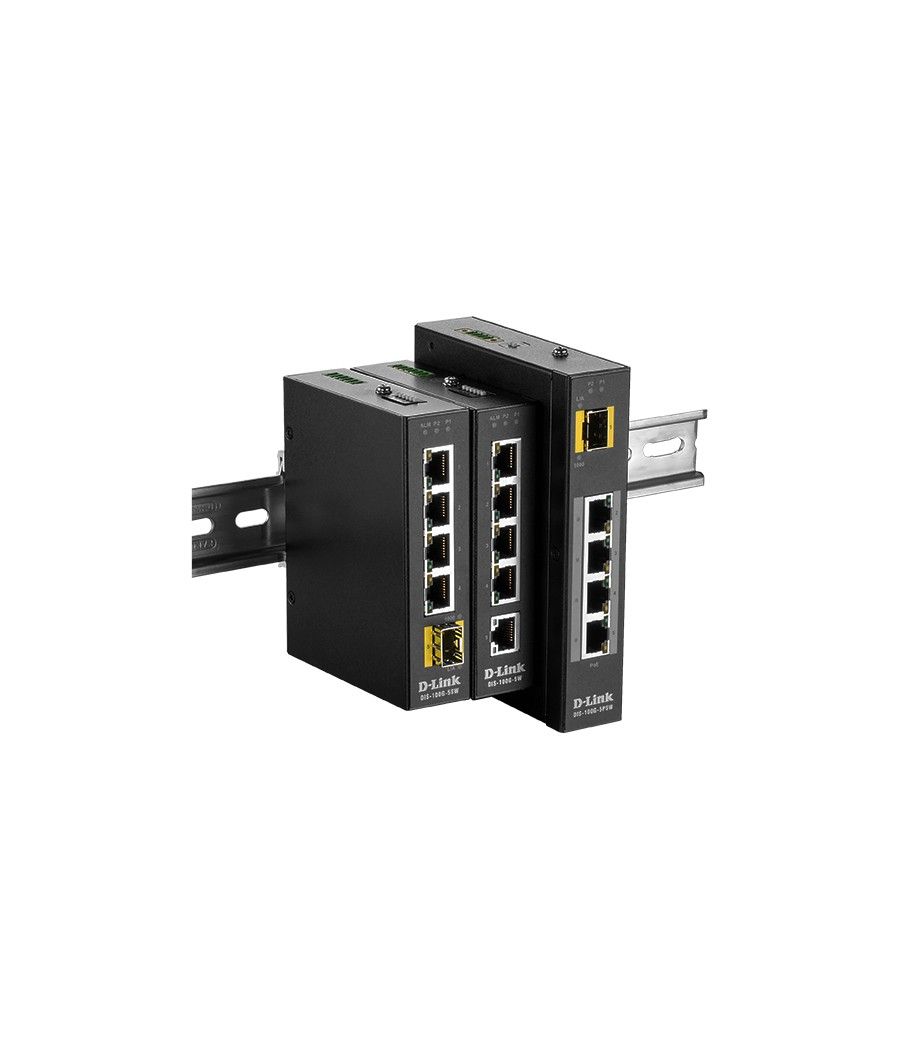 D-Link DIS‑100G‑5W No administrado L2 Gigabit Ethernet (10/100/1000) Negro - Imagen 2