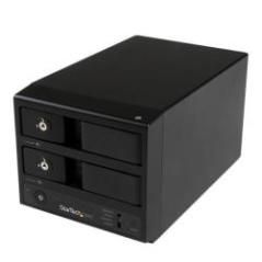 StarTech.com Caja USB 3.0 con UASP y eSATA de Discos Duros con 2 Bahías SATA III Hot-Swap de 3,5 Pulgadas sin Bandeja - Imagen 1