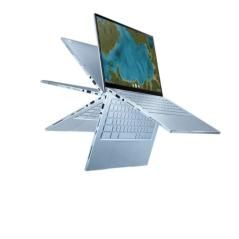 ASUS Chromebook Flip C433TA-AJ0222 - Portátil 14" Full HD (Core m3-8100Y, 8GB RAM, 128GB eMMC, UHD Graphics 615, Chrome OS) Plat