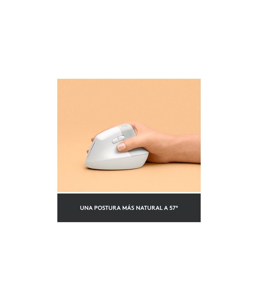 Logitech Lift ratón mano derecha RF inalámbrica + Bluetooth 4000 DPI - Imagen 2