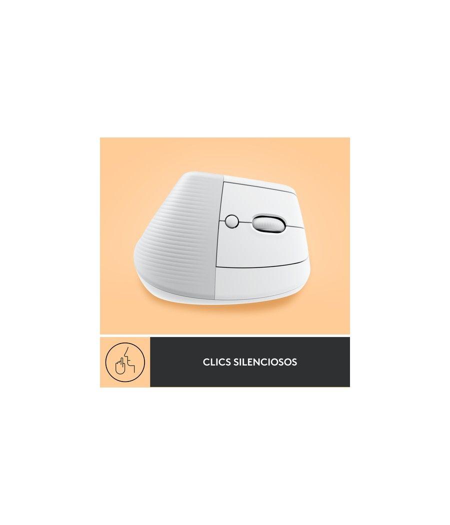 Logitech Lift ratón mano derecha RF inalámbrica + Bluetooth 4000 DPI - Imagen 4
