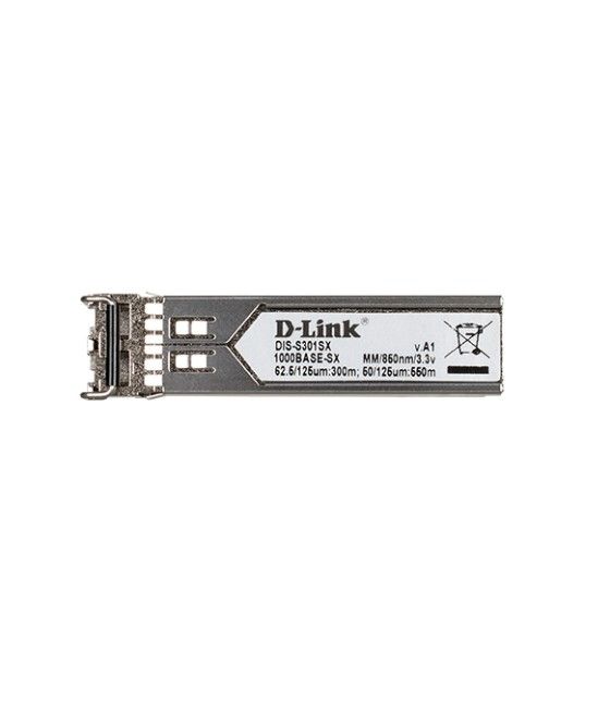 D-Link DIS‑S301SX red modulo transceptor Fibra óptica 1000 Mbit/s mini-GBIC