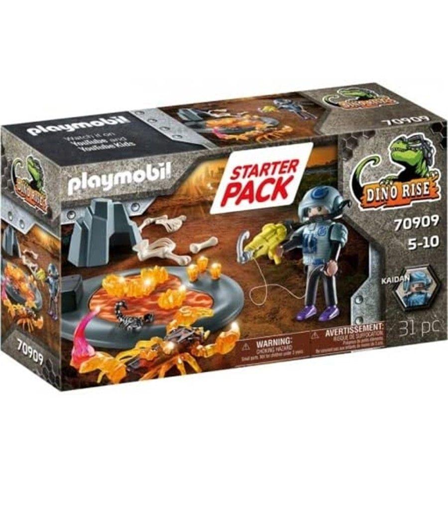 Playmobil starter pack lucha contra el escorpion de fuego - Imagen 1