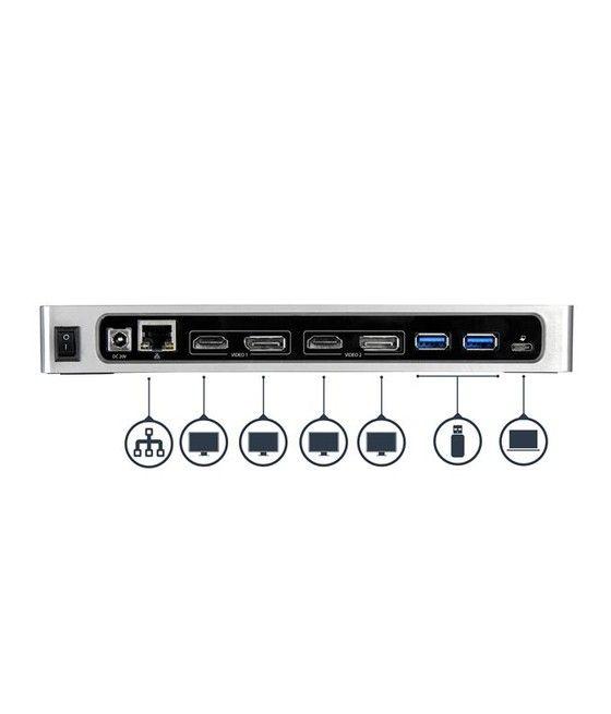 StarTech.com Docking Station 4K Dual con 6 Puertos USB C / USB 3.0 - Imagen 5