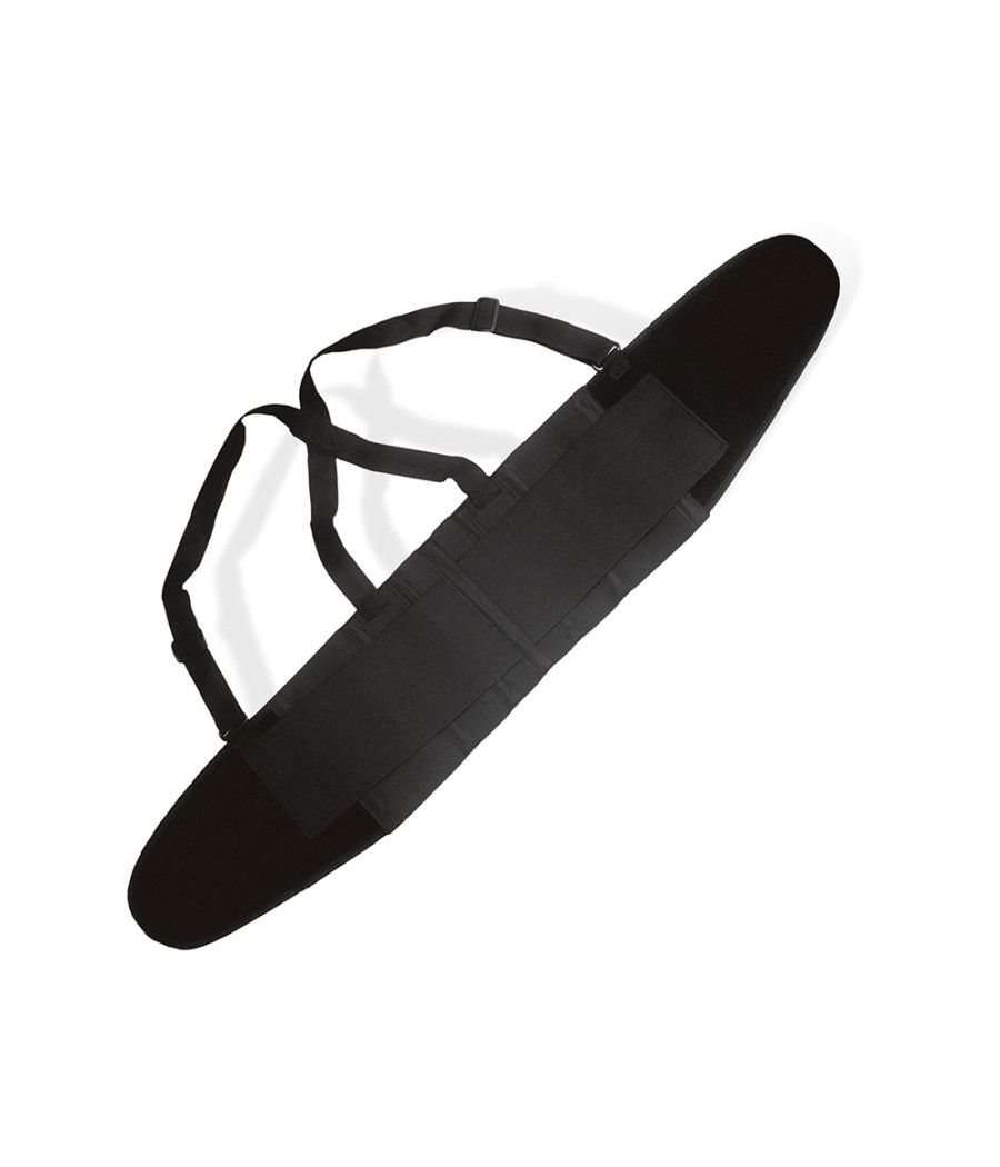 Cinturón antilumbago faru elastico con tirantes talla xl color negro - Imagen 1