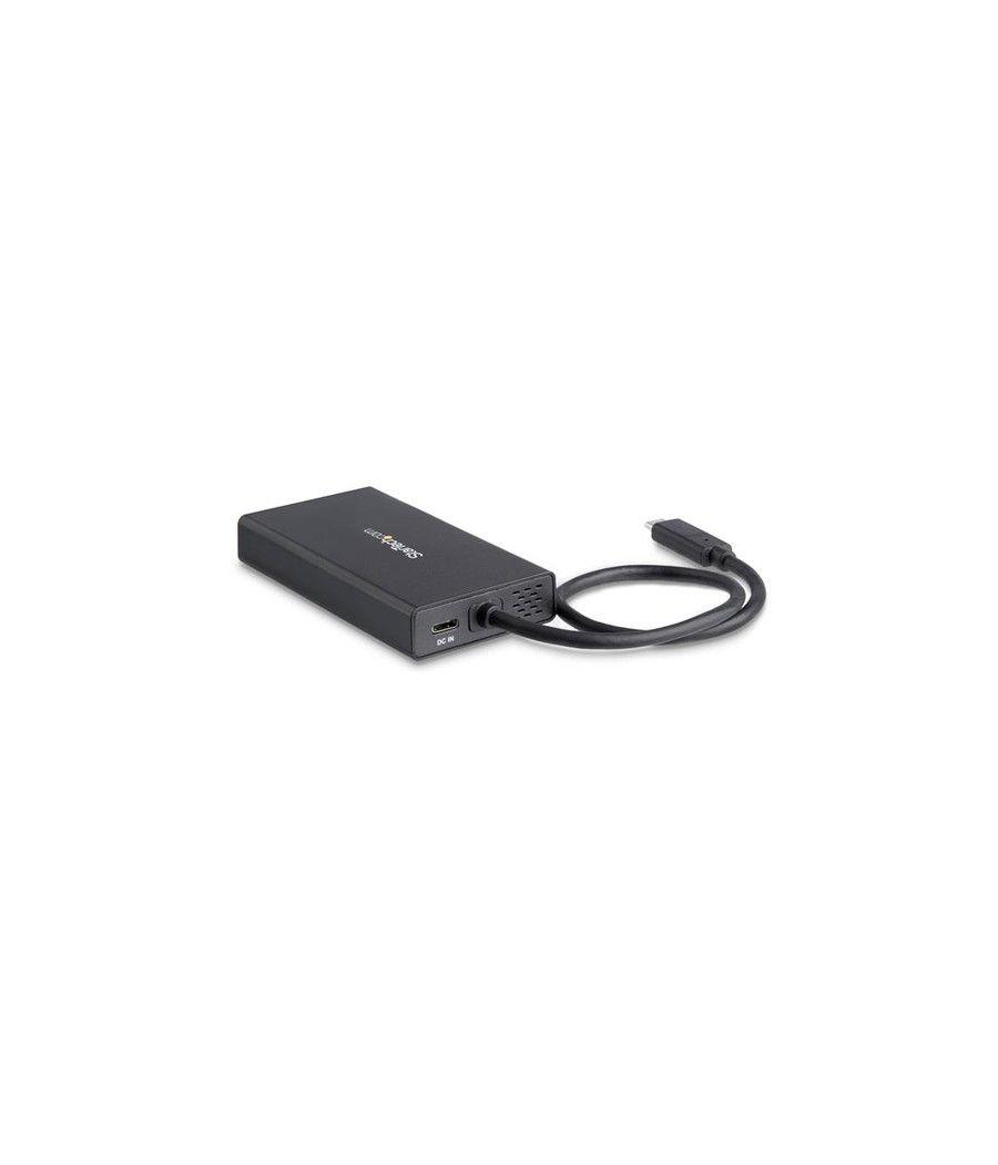 StarTech.com Adaptador Multipuertos USB-C con HDMI de 4K- 2x Puertos USB-A - PD de 60W - Negro - Imagen 3