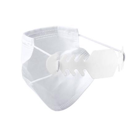 Ajustador salvaorejas mascarilla silicona flexible 3 posiciones ajuste color blanco 19,4x1,8 cm