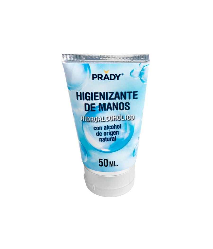 Gel hidroalcoholico higienizante para manos limpiay desinfecta sin necesidad de aclarado bote de 50 ml - Imagen 2