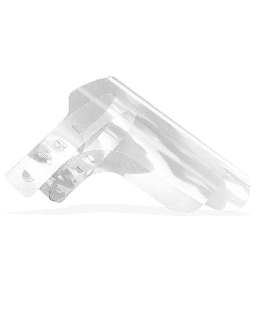 Protector facial transparente glasspack 400 mc cinta ajustable evita vaho medidas 235x330 mm transparente - Imagen 2