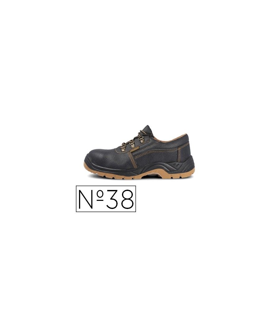 Zapato de seguridad paredes zp1000 s3 negro talla 38 - Imagen 1