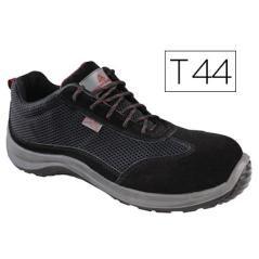 Zapatos de seguridad deltaplus asti piel de serraje afelpado suela de composite negro talla 44 - Imagen 1