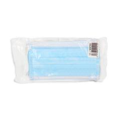 Mascarilla facial higienica desechable 3 capas con ajuste nasal filtracion 95% color azul pack 50 unidades - Imagen 5