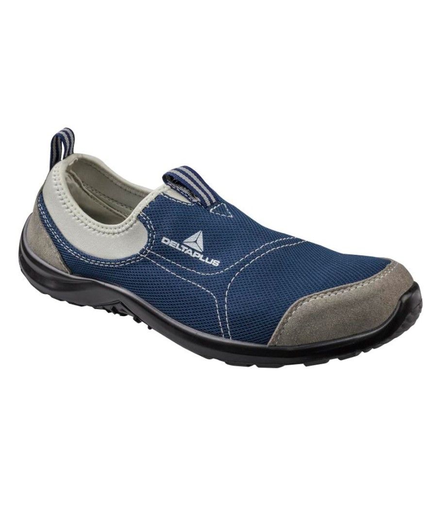 Zapatos de seguridad deltaplus de poliéster y algodón con plantilla y puntera - color azul marino talla 45 - Imagen 2