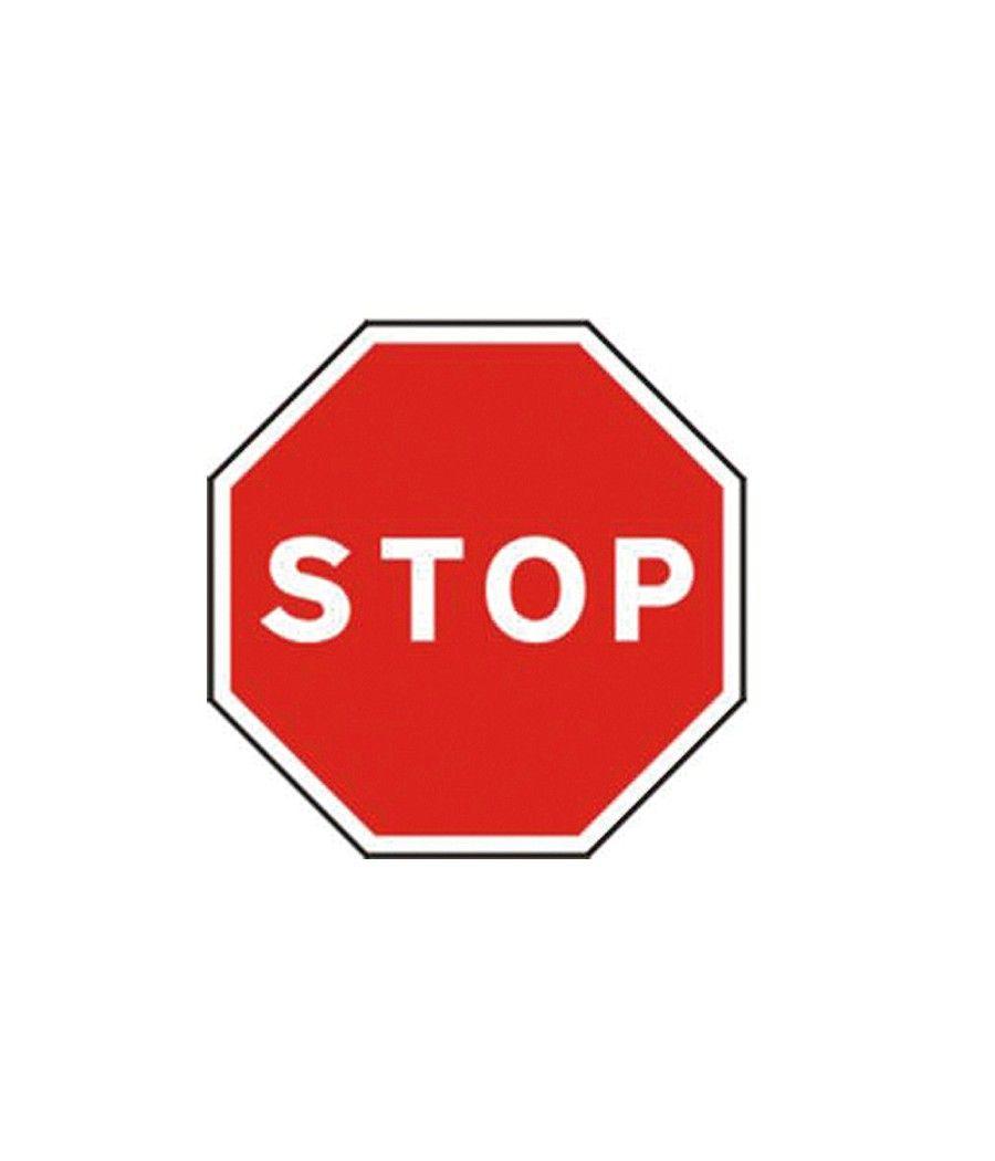 Pictograma syssa señal vial stop en acero galvanizado 500 mm - Imagen 2