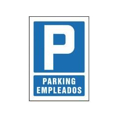 Pictograma syssa señal de parking empleados en pvc 210x297 mm - Imagen 2