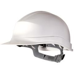 Casco de protección deltaplus polietileno especial para obra y trabajos electricos de baja tension color blanco - Imagen 2