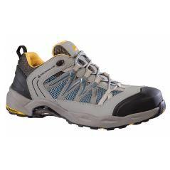 Zapatos de seguridad deltaplus trek de piel serraje puntera y suela composite gris talla 43 - Imagen 2