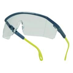 Gafas deltaplus de protección policarbonato monobloque incoloro color gris-amarilla uv400 - Imagen 1