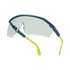 Gafas deltaplus de protección policarbonato monobloque incoloro color gris-amarilla uv400 - Imagen 2