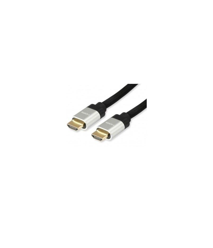 Cable hdmi equip 2.1 ultra 8k high speed con ethernet macho - macho 1m negro - Imagen 2