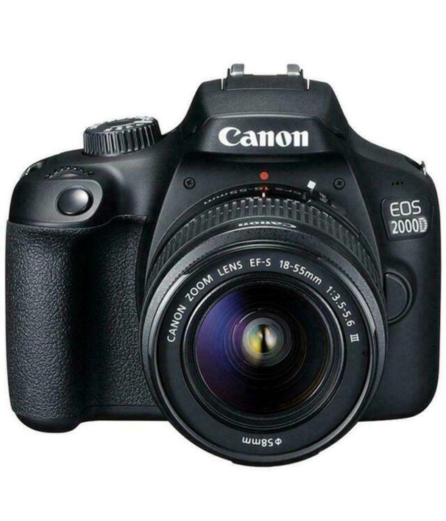 Camara digital reflex canon eos 2000d + 18 - 55 - cmos - 24.1mp - digic 4+ - full hd - 9 puntos referencia - wifi - nfc - Imagen